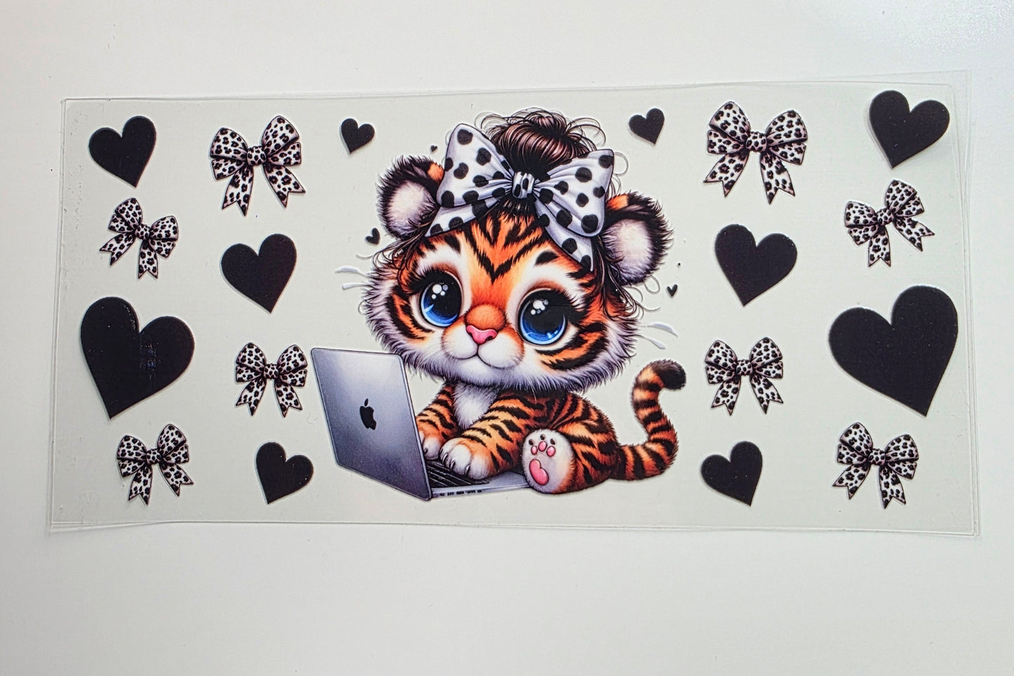 Cheetah w/bows and Hearts